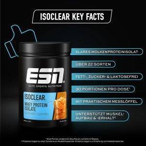 ESN ISOCLEAR Whey Isolate Protein Pulver, Cola Orange, 908 g, Clear Whey