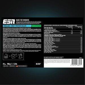 ESN ISOCLEAR Whey Isolate Protein Pulver, Cactus Fruit, 908 g, Proteinlimo mit fruchtig leckerem Geschmack, clear Whey - made in Germany