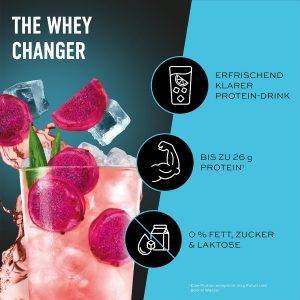 ESN ISOCLEAR Whey Isolate Protein Pulver, Cactus Fruit, 908 g, Proteinlimo mit fruchtig leckerem Geschmack, clear Whey - made in Germany