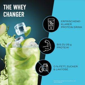 ESN ISOCLEAR Whey Isolate Protein Pulver, Green Apple, 908 g, Clear Whey