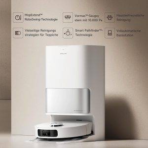 dreame L10s Ultra Gen 2 Saugroboter mit Wischfunktion,MopExtend™ RoboSwing-Technologie, 10.000 Pa Vormax™-Saugkraft, Haustiermodus, vollautomatischer Basisstation,vielseitiger Teppichreinigung