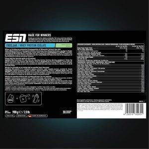 ESN ISOCLEAR Whey Isolate Protein Pulver, Green Apple, 908 g, Clear Whey