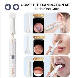 Ohrenreiniger Bebird EarSight Plus Ohrenschmalz Entferner Otoskop 1920P HD Kamera mit Pinzette für Ohren/Nasen/Hals-Untersuchungen gut