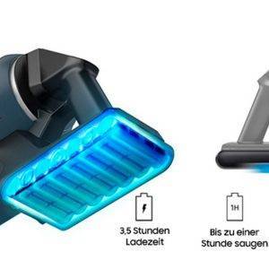 SAMSUNG Akku-Handstaubsauger VS20B95B73B/WD, BESPOKE Jet Plus Akku+ Wet & Clean