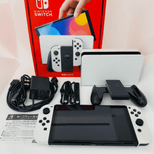 Nintendo Switch 64 GB OLED-Modell Konsole Weiß, Neonrot und Neonblau Gebraucht