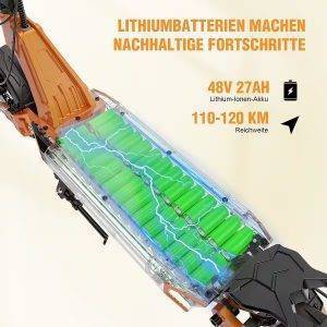 RCB TECH E-Scooter D7/D7 PRO ABE (Premium Version), NFC/Blinker/APP, 90-120KM Reichweite 500,00 W, 20 km/h, 26% Steigung