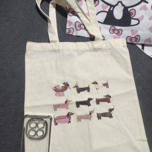 Stoffbeutel süß 🐶 getragen mit Versand