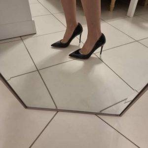 High Heels Schwarz 37 getragen