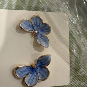 👂 Ohrstecker Schmetterling 🦋 Blau