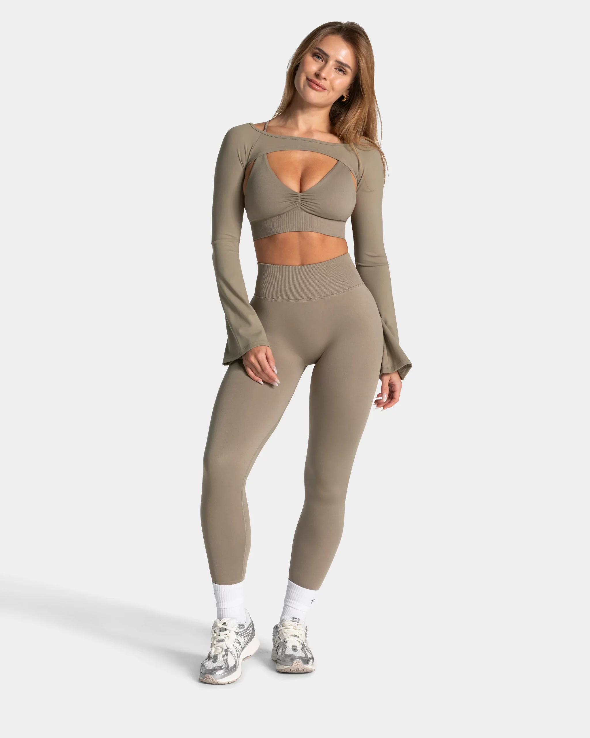 TEVEO Charming Pro Lifted Scrunch Leggings ‘Khaki’ – Bild 3