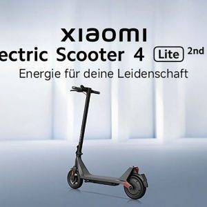 XIAOMI E-Scooter Electric Scooter 4 Lite GE, 2nd Gen 20 km/h, Electric Scooter, mit Straßenzulassung, bis zu 20 km Reichweite