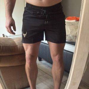 Sporthose schwarz l genutzt