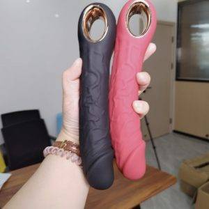 Penis Dildo Vibrator Realistischer G-Punkt Klitoris Stoß-funktion Heizung Frauen 2 Farben
