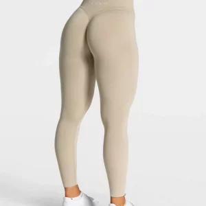 TEVEO Statement Scrunch Leggings ‘Sand’