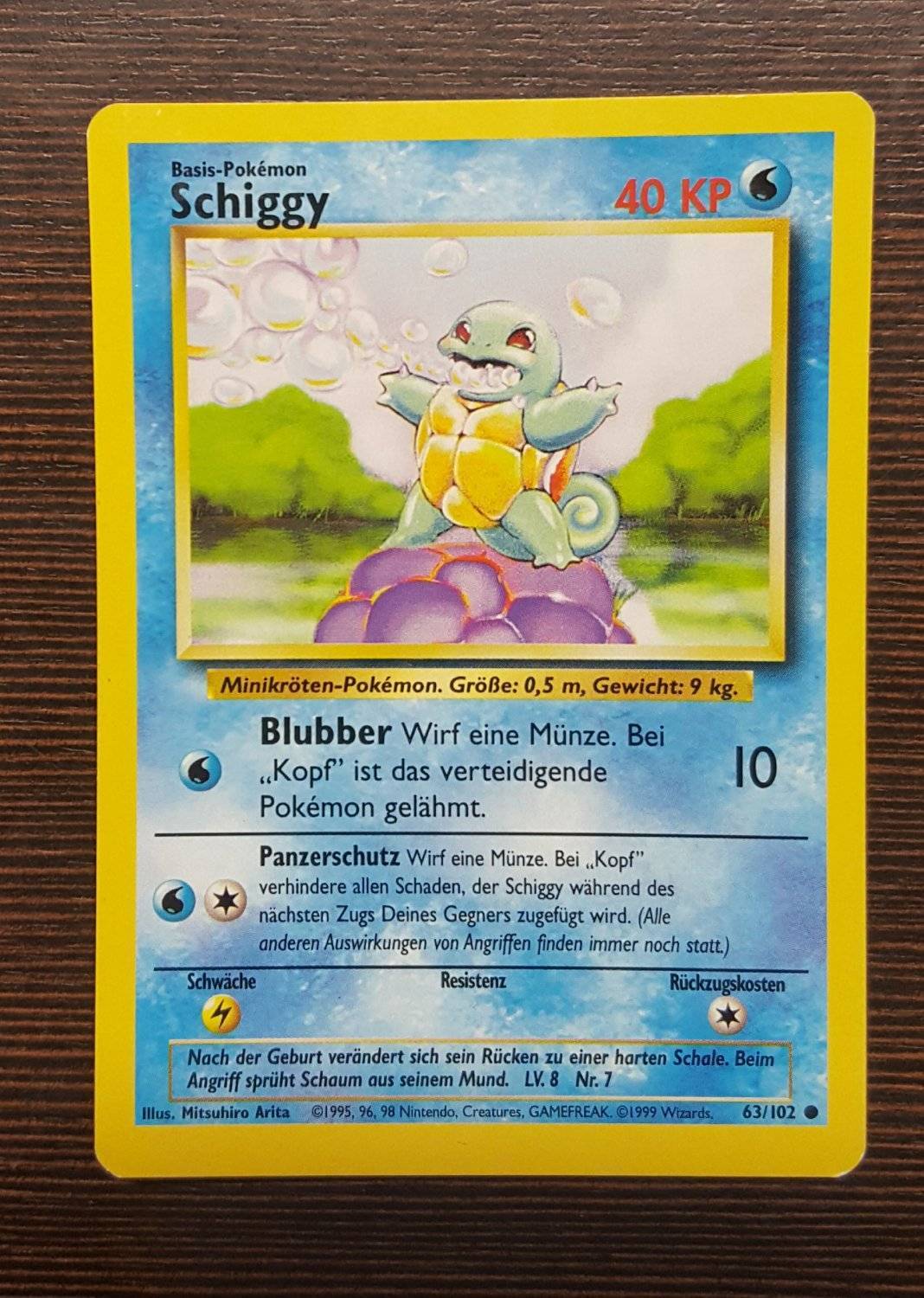 Pokemon TCG Karte Schiggy TOP 1999 – gebraucht kaufen