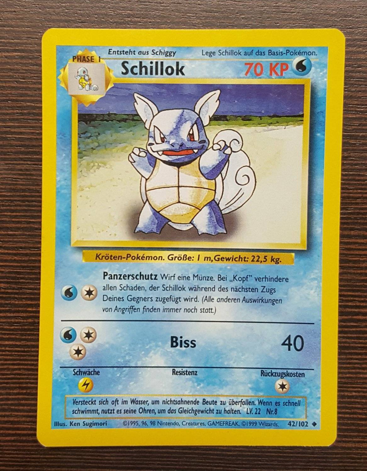 Pokemon TCG Karte Schillok 1999 TOP!! – gebraucht kaufen (Kopie)