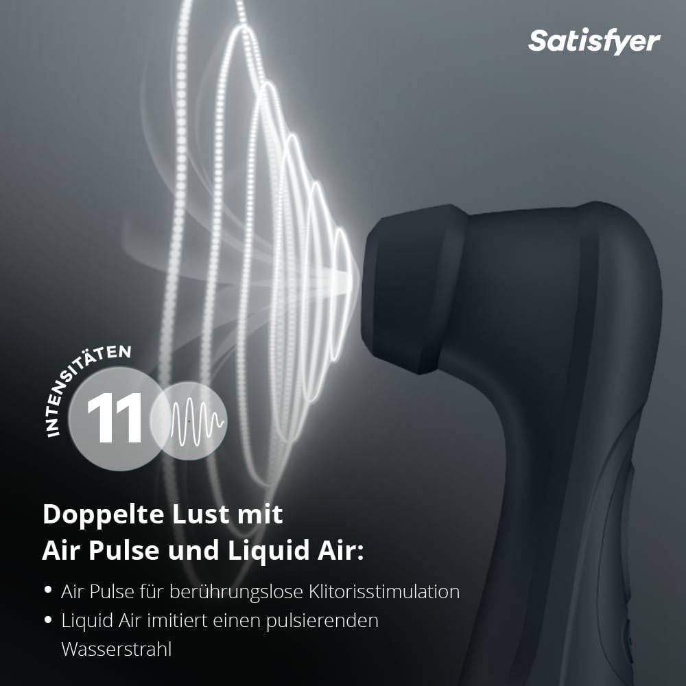 Satisfyer Pro 2 Generation 3 Vibrator | Liquid-Air-Technologie | Leise Starke Klitoris-Stimulation | Druckwellenvibrator mit Vibrationen | Sex-Spielzeug Geschenk für Frauen | Erotischer Dildo Frau – Bild 3