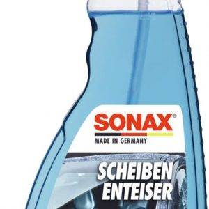 SONAX ScheibenEnteiser (500 ml) sekundenschnelles enteisen von Scheiben ohne kratzen und eine rundum klare Sicht im Winter