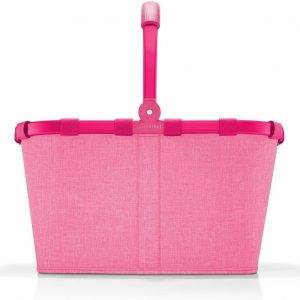 reisenthel carrybag frame twist pink – Stabiler Einkaufskorb mit viel Stauraum und praktischer Innentasche – Elegantes und wasserabweisendes Design