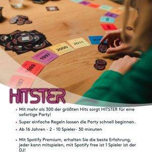 Hitster Original, EIN Party- und Kartenspiel für Erwachsene und Familien - 2 bis 10 Spieler ab 16 Jahren, Deutsch (DE)