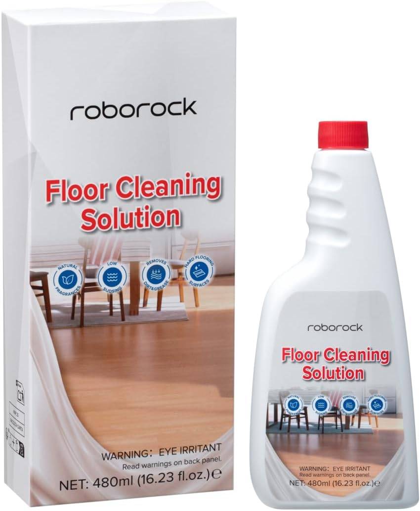 roborock 480ml Original Reinigungsmittel für roborock Saugroboter und Nass-und Trockensauger, Bodenreiniger Mittel, Keine Schaumbildung und Schlieren, 1:200 Konzentrat