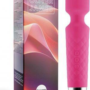Vibrator für Frauen - Leises und Starkes Massagegerät + Akku - Sexspielzeug mit 20 Vibrationsmuster und 8 Geschwindigkeitsstufen - Kabelloser Dildo für Klitoris, G Spot - Oliver James (Rosa)