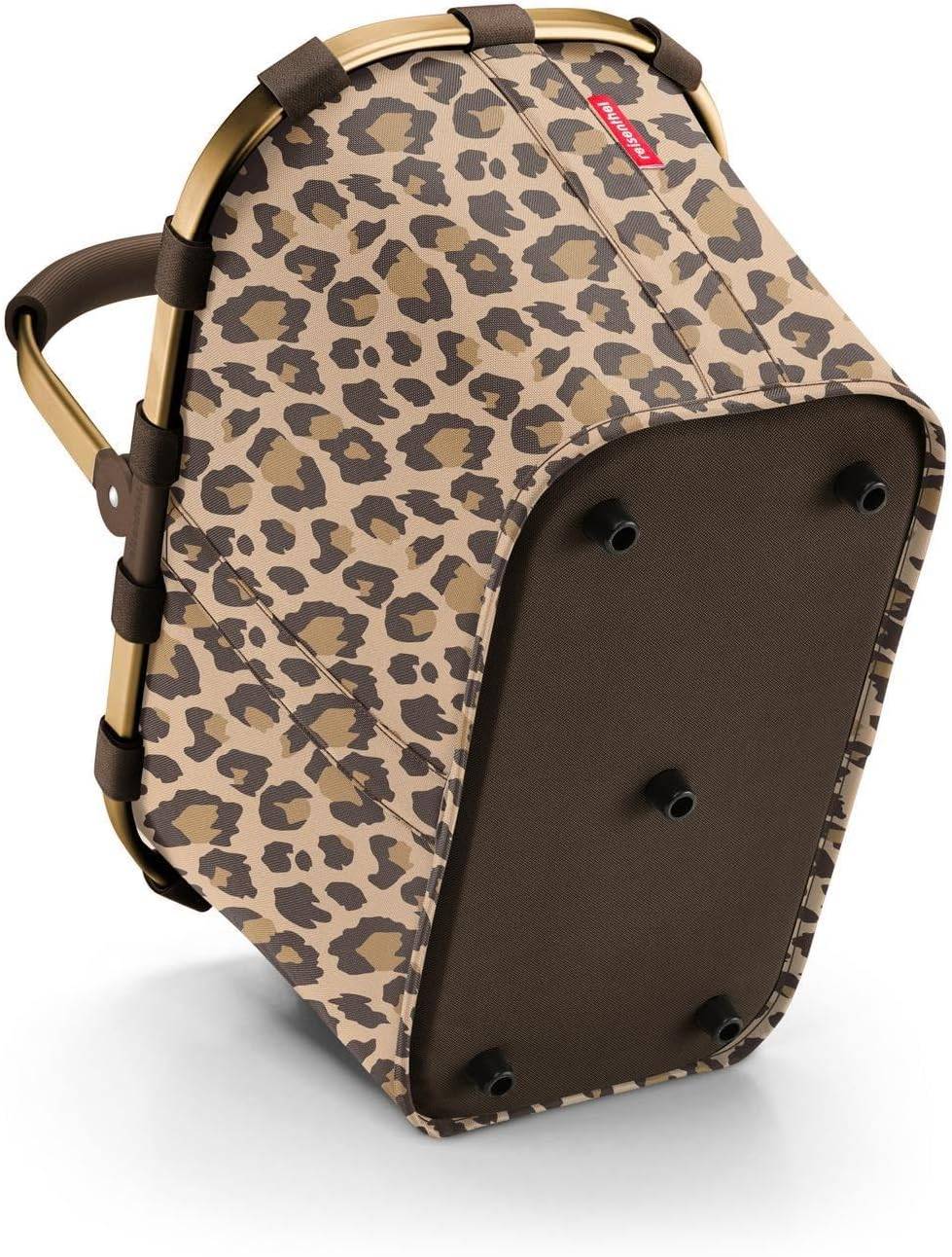 reisenthel carrybag frame leo macchiato – Stabiler Einkaufskorb mit viel Stauraum und praktischer Innentasche – Elegantes und wasserabweisendes Design – Bild 3