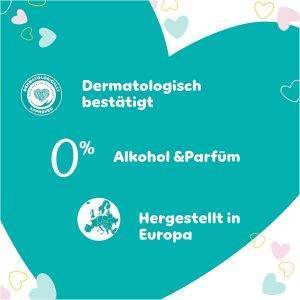 Pampers Sensitive Feuchttücher 15 Packungen mit 80 Stück, 1200 Feuchttücher, ohne Duft, für eine sanfte und weiche Reinigung