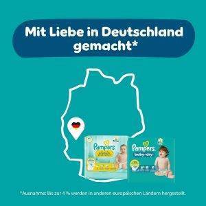 Pampers Premium Protection Größe 2, 240 Windeln, 4kg-8kg, Doppelter Schutz für die Haut und vor Auslaufen