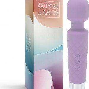 Vibrator für Frauen - Leises & Leistungsstark mit 20 Vibrationsmodi & 8 Geschwindigkeitsstufen, Duschfeste Vibration für Frauen, Sex Toys von Oliver James (Flieder)
