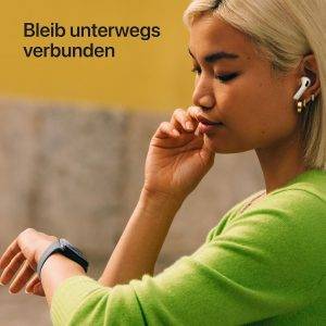 Apple Watch SE 3 GPS + Cellular Smartwatch mit Aluminiumgehäuse in Mitternacht und Sportarmband in Mitternacht (S/M). Fitness‑ und Schlaftracker, Herzfrequenzmesser, Always-On Display Verschiedene Varianten. NEU!