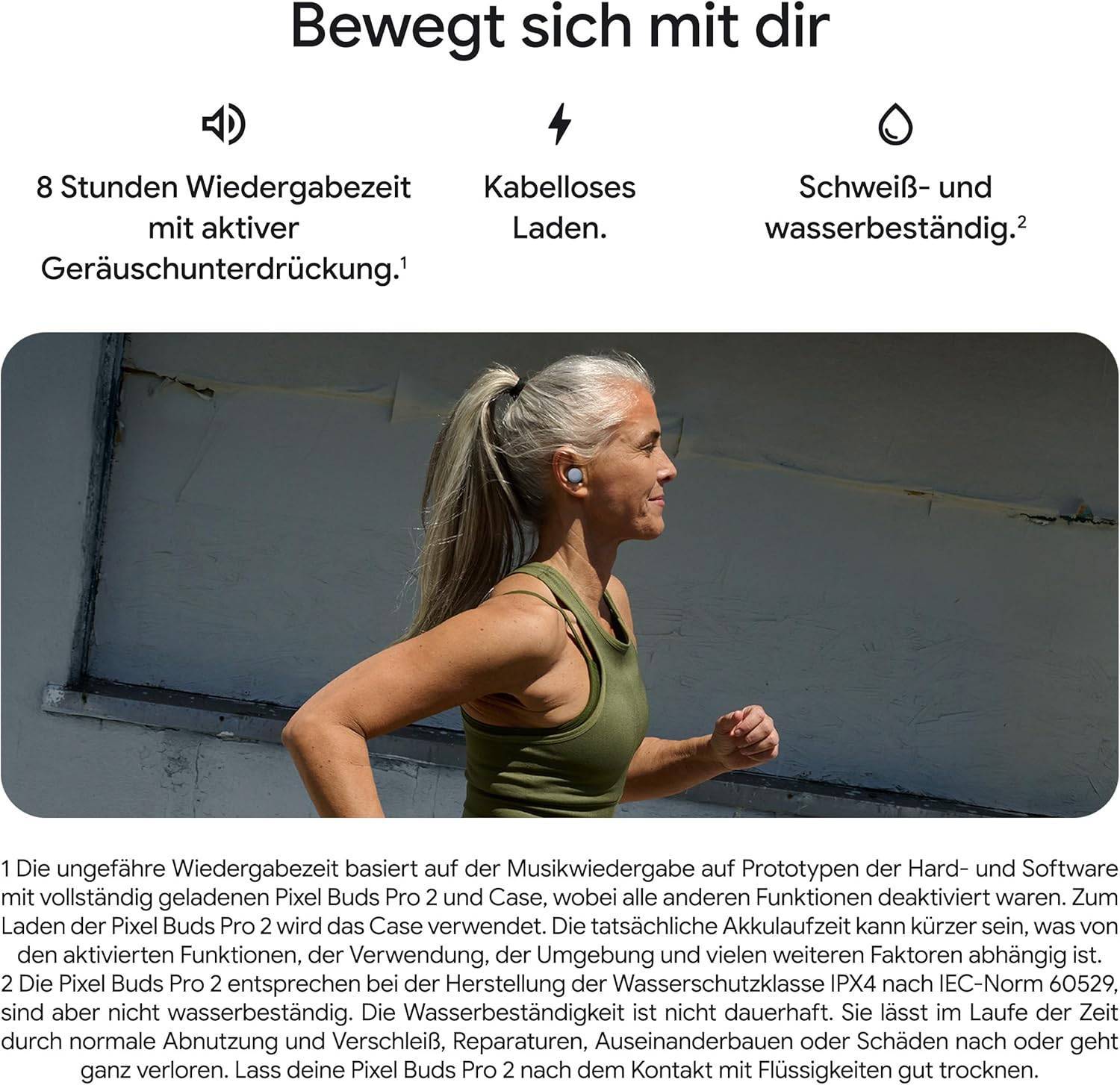 Google Pixel Buds Pro 2 - Wireless Earbuds with Active Noise Cancellation – Bluetooth Headphones - Porcelain – Bild 6