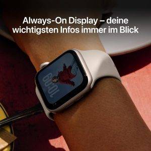 Apple Watch SE 3 GPS + Cellular Smartwatch mit Aluminiumgehäuse in Mitternacht und Sportarmband in Mitternacht (S/M). Fitness‑ und Schlaftracker, Herzfrequenzmesser, Always-On Display Verschiedene Varianten. NEU!