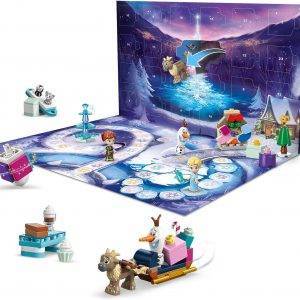 LEGO ǀ Disney Frozen Adventskalender 2025 Kinder Spielzeug - Kreatives Spielset - Bauset mit den Figuren ELSA, Anna, Olaf, Kristoff und Sven - Geschenk für Mädchen und Jungen ab 5 Jahren - 43273