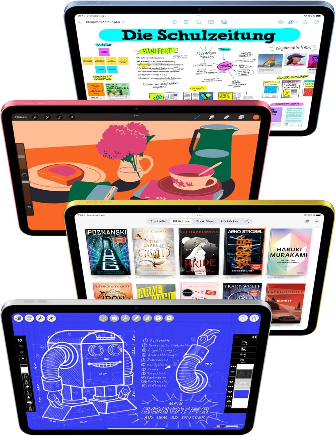 Apple iPad mit A16 Chip: 11" Liquid Retina Display Digital, 128 GB, WLAN 6, 12 MP Front /12 MP Rückkamera – Bild 3