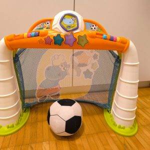 Chicco Fussball Tor mit Sound und Ball