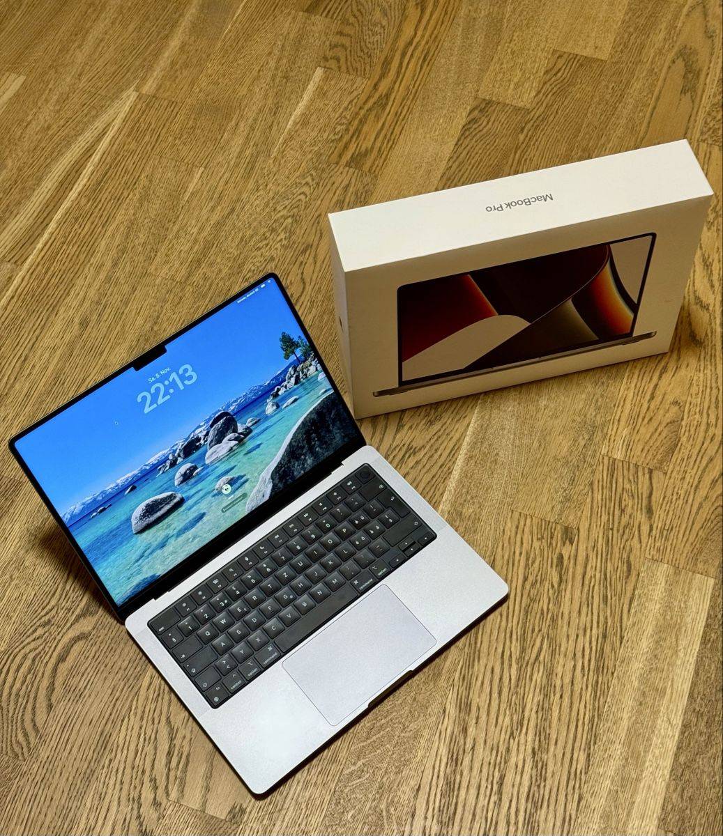 MacBook Pro 14” (2021) mit M1 Pro – Top Zustand, Space Grey