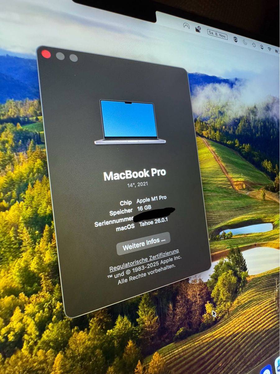 MacBook Pro 14” (2021) mit M1 Pro – Top Zustand, Space Grey – Bild 3