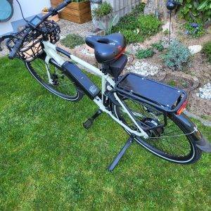 Radmission 1, E- bike, mittelmotor gebraucht, 28 zoll, weiss-grau