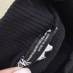 Schwarzes Zara Ripp-Top - Größe XS/S