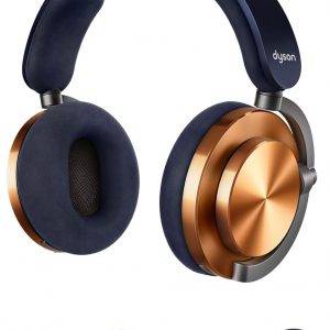 Dyson OnTrac™ kabelloser Kopfhörer mit aktiver Geräuschunterdrückung und bis zu 55 Stunden Akkulaufzeit - Nachtblau/Kupfer