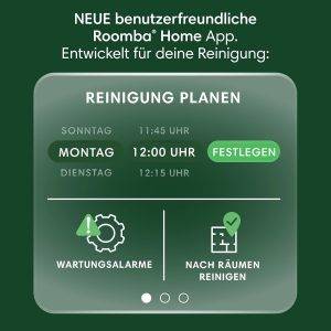iRobot Roomba 105 Combo + AutoEmpty Dock - Automatische Entleerung für bis zu 75 Tage - Saugen + Wischen - Clearview LiDAR- 7000Pa - 120 mins - SmartScrub - Umfährt Hinderniss - App - Schwarz