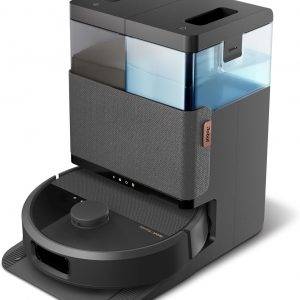 iRobot Roomba Plus 505 Combo Robot + AutoWash Dock Saugroboter mit Wischfunktion - Multifunktinales Dock - Clearview Pro LiDAR - 7000Pa - DualClean Wischpads mit PerfectEdge - SmartScrub - Schwarz