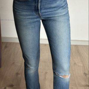 Levi's Jeans 501, Vintage Look mit Knieriss , W26 L30