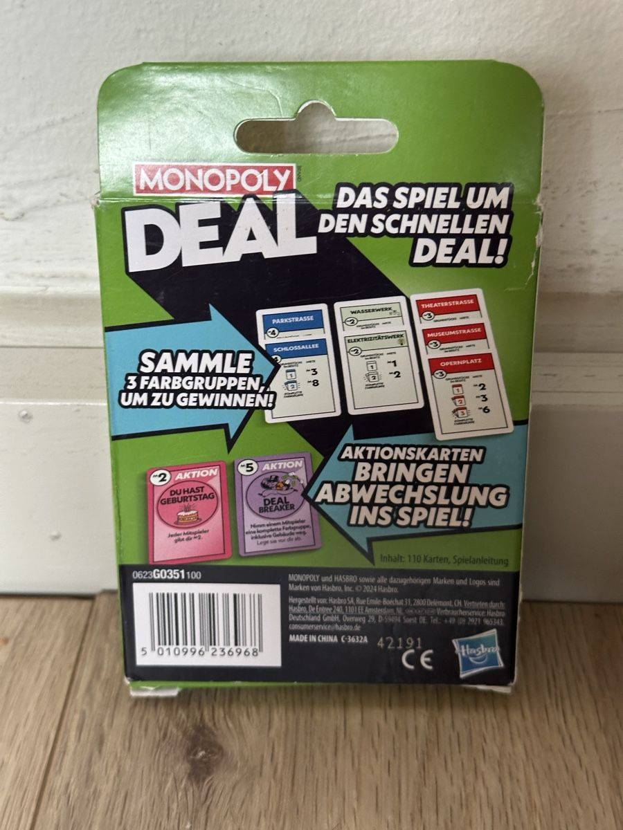 Monopoly Deal Kartenspiel – Bild 2