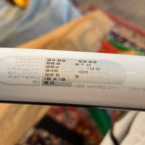 Wilson nCode Six.One Tennisschläger mit Hülle