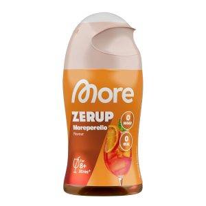 MORE Zerup, 65 ml, für bis zu 8 l Fertiggetränk, zuckerfreier Sirup mit echten Fruchtextrakten, vegan, zero Kalorien - made in Germany