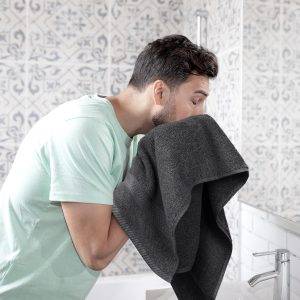 Utopia Towels - 6er Pack Frottee handtücher 50x100 cm mit Aufhängeschlaufe, mittelgroße Handtücher 100% Baumwolle weich und saugfähig Handtücher Set (Grau)