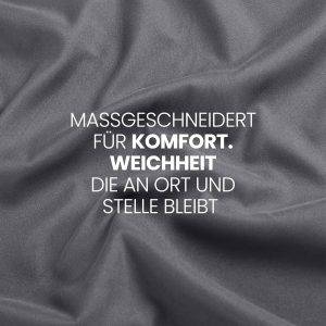 Utopia Bedding - Spannbettlaken versch. Größen & Farben - Oeko-Tex Zertifiziertes Gebürstete Polyester-Mikrofaser Spannbetttuch - 35 cm Tiefe Tasche