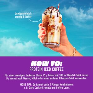 MORE Protein Iced Coffee, 650g, Latte Macchiato, Eiskaffee mit wertvollen Proteinen, wenig Zucker und Fett - made in Germany